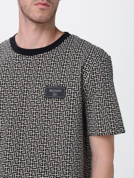 25FW 발망 반팔 티셔츠 FH1EG000BC90 GFE Grey - BALMAIN