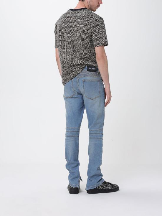 25FW 발망 반팔 티셔츠 FH1EG000BC90 GFE Grey - BALMAIN