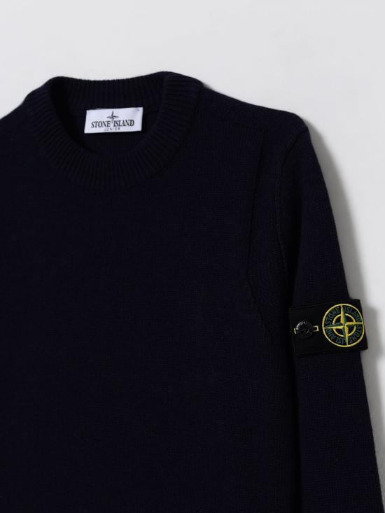 25FW [키즈] 스톤 아일랜드 풀오버 5100002S00M1 V0020 Navy - STONE ISLAND