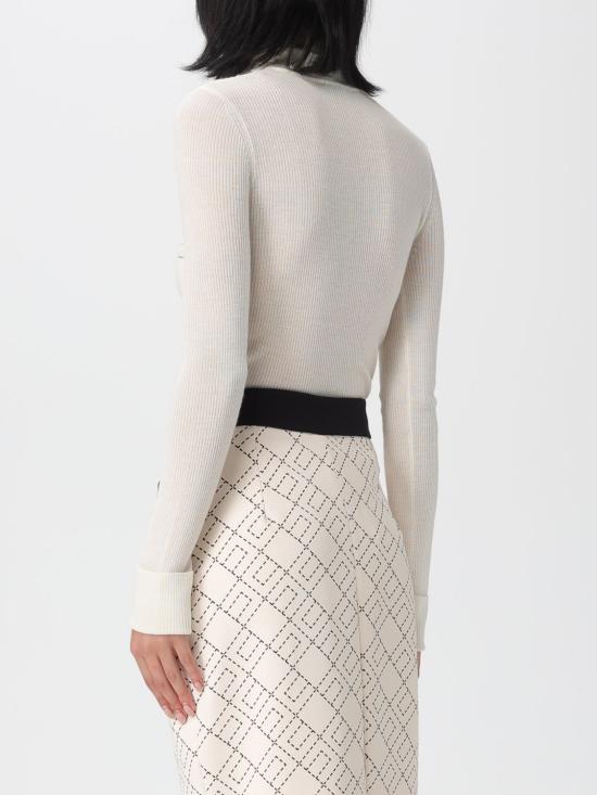 25FW 엘리자베타프랜치 터틀넥 MK43B DZ9 Milk - ELISABETTA FRANCHI