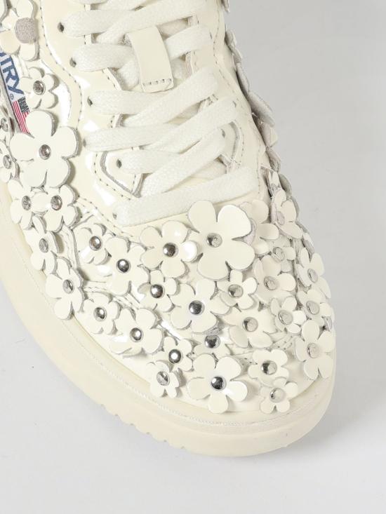 25FW 오트리 메달리스트 로우 스니커즈 AULW PW02 White - AUTRY