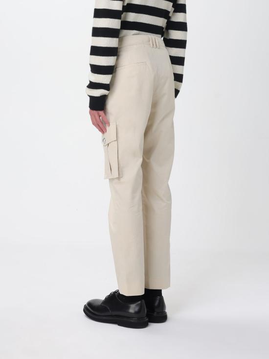 25FW 발망 스트레이트 팬츠 FH1PM095CG15 0AS Beige - BALMAIN