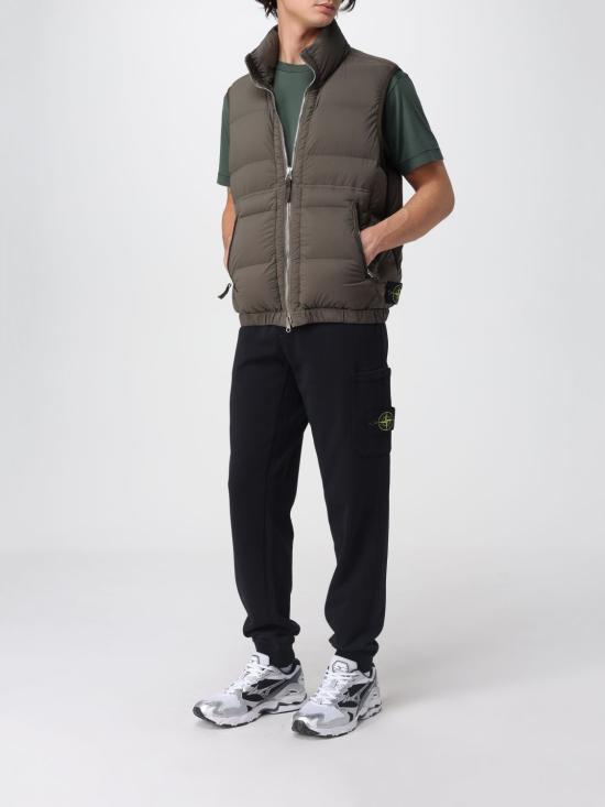 25FW 스톤 아일랜드 심리스 터널 나일론 다운-TC 다운 베스트 G100007S0028 V0054 Green - STONE ISLAND