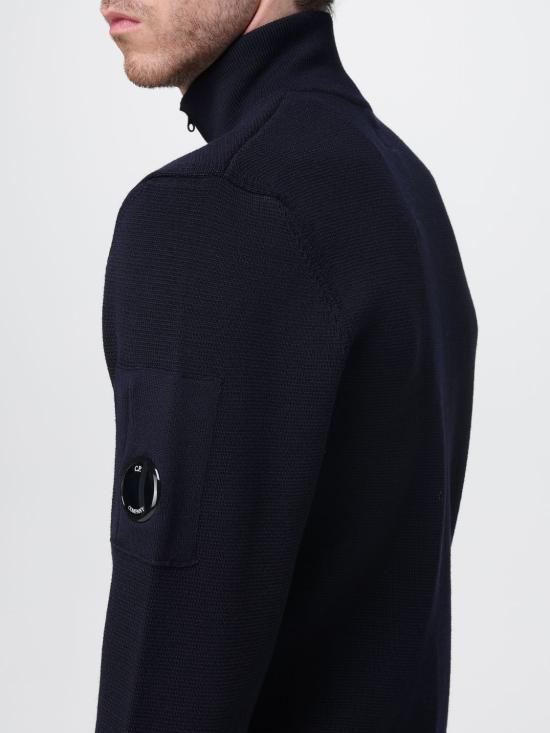 25FW 씨피 컴퍼니 스웨터 19CMKN201A00659A 888 Blue - C.P. COMPANY