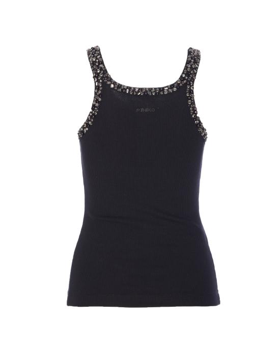 25FW 핑코 민소매 티셔츠 104109 A2TMZ99 Black - PINKO