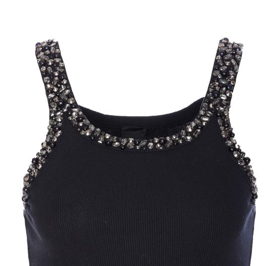 25FW 핑코 민소매 티셔츠 104109 A2TMZ99 Black - PINKO