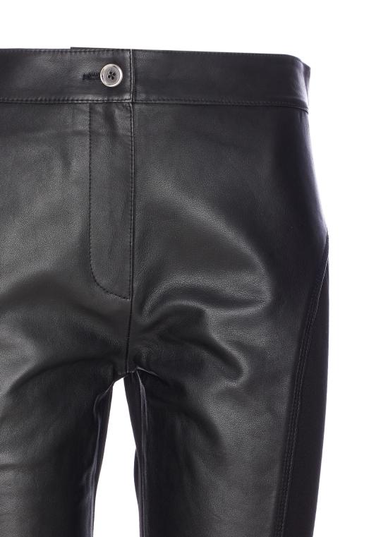 25FW 핑코 가죽 팬츠 105366 Y75KZ99 Black - PINKO