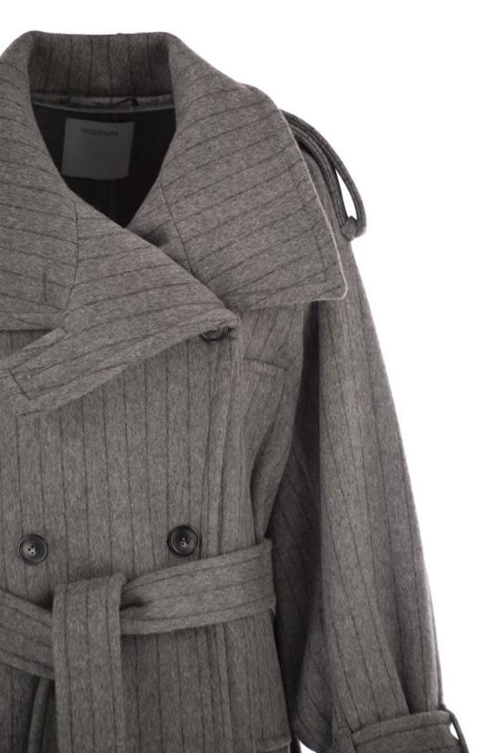 25FW 스포트막스 AROLD 아롤드 버진울 코트  2522016033600 001 GREY - SPORTMAX