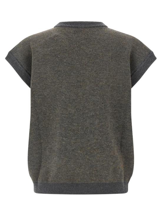25FW 마리아노 니트 베스트 MGFW25VE018813320 GRAY - MAGLIANO