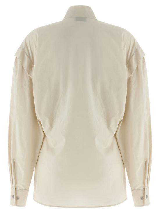  르메르 셔츠 TO1470LF1500WH048 Beige - LEMAIRE