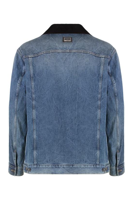 25FW 돌체앤가바나 데님 자켓 G9BSHDG8NO4 S9001 Navy - DOLCE & GABBANA