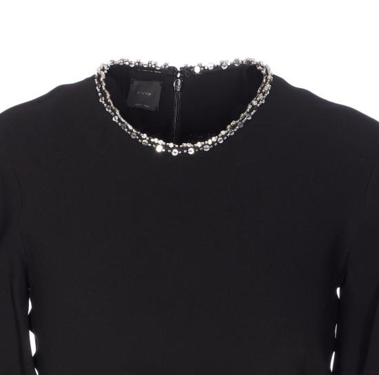 25FW 핑코 미디 원피스 105583A2Q2Z99 Black - PINKO