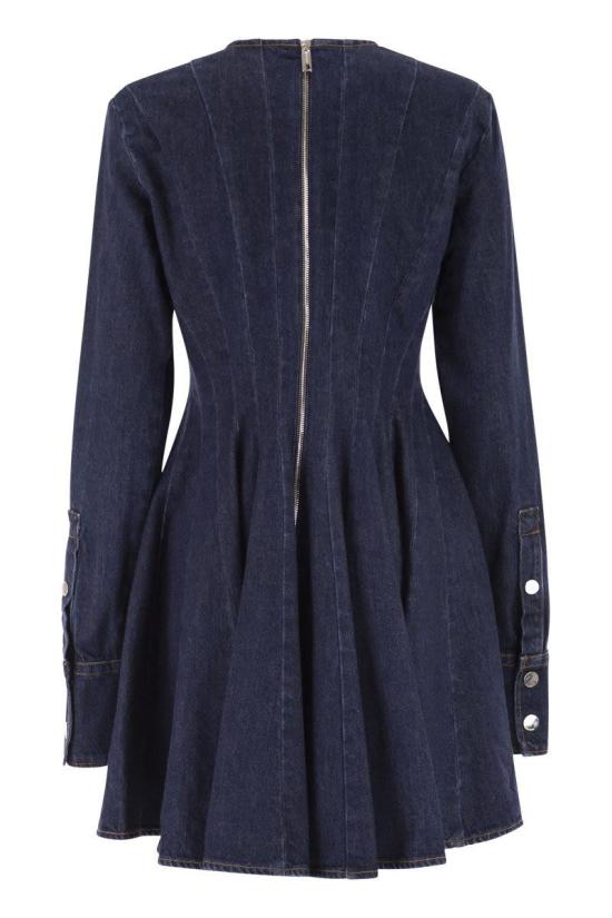 25FW 스포트막스 원피스 2522226222600 001 BLUE - SPORTMAX