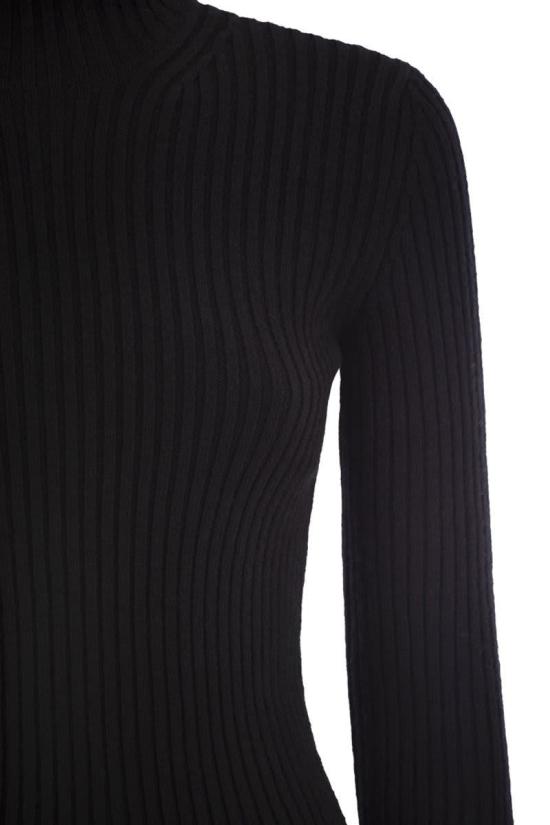 25FW 막스마라 터틀넥 2521366293600 007 Black - MAX MARA