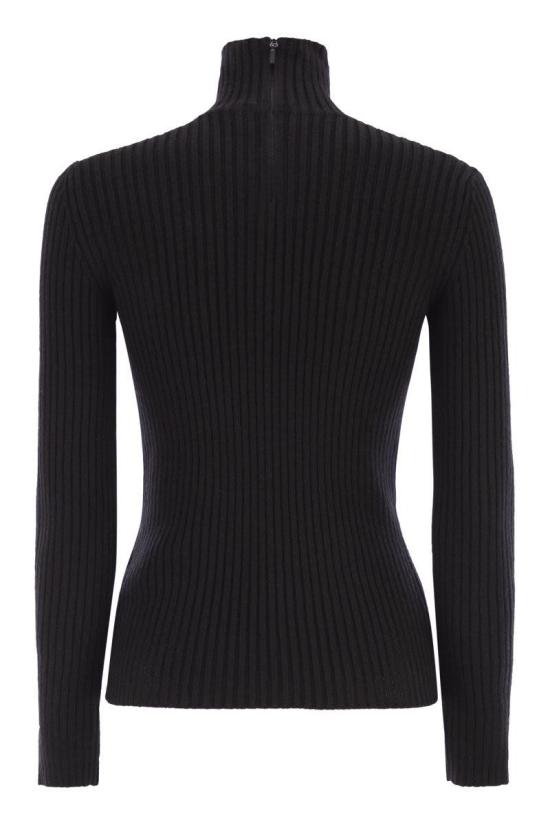 25FW 막스마라 터틀넥 2521366293600 007 Black - MAX MARA