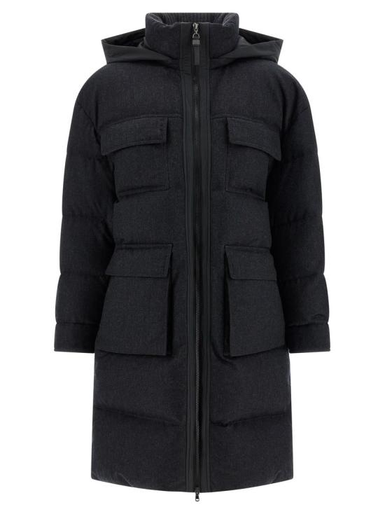 25FW 브루넬로 쿠치넬리 롱패딩 MT2269787C005 GRAY