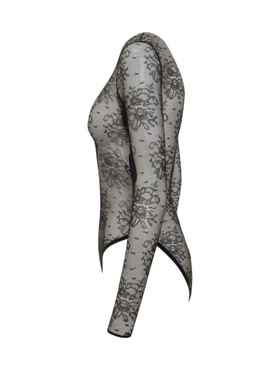 25FW 돌체앤가바나 바디수트 티셔츠 F79BPTFLREX N0000 Black - DOLCE & GABBANA