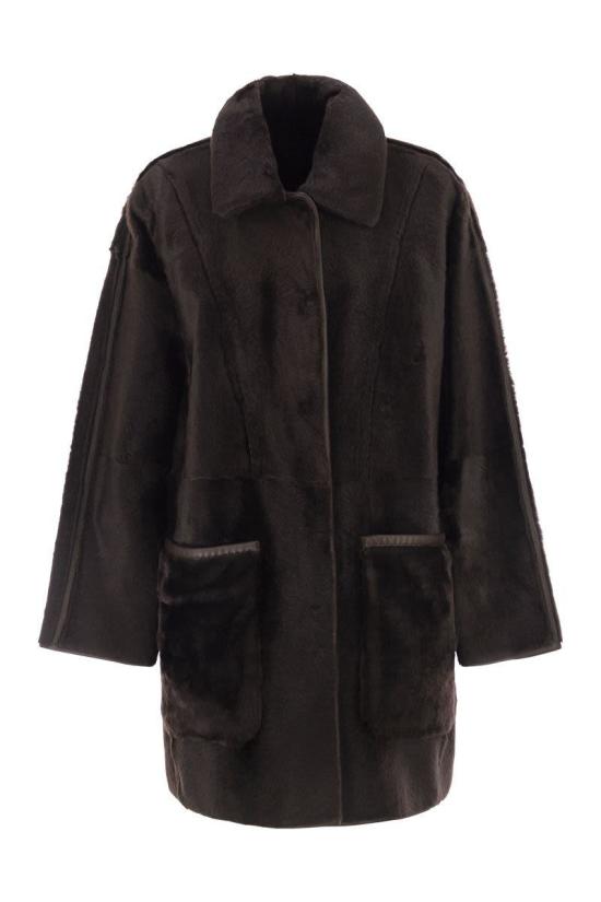 25FW 막스마라 Pirenei 코트  2521416015600 002 Brown