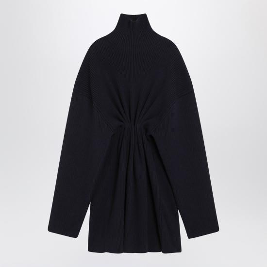 25FW 발렌시아가 미디 원피스 850028T1759 Blue