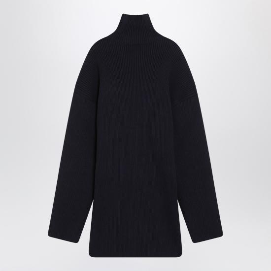 25FW 발렌시아가 미디 원피스 850028T1759 Blue - BALENCIAGA