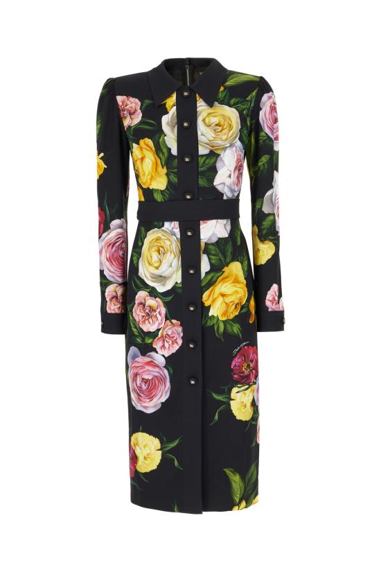 25SS 돌체앤가바나 원피스 F6TLDTFSRPH HN5IY PEONIE ROSE FDO NERO