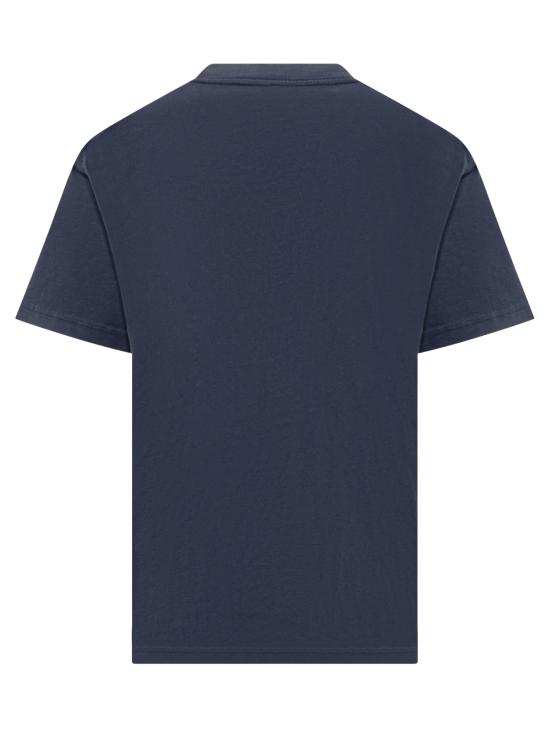 25FW 오트리 X 메종키츠네 반팔 티셔츠 TSPX MK2B BLUE - AUTRY X MAISON KITSUNE