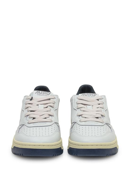 25FW 오트리 X 메종키츠네 스니커즈 AULW MK01 WHT BLU - AUTRY X MAISON KITSUNE