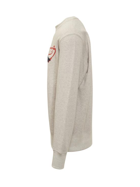 25FW 오트리 X 메종키츠네 긴팔 티셔츠 SWPX MK1M MEL - AUTRY X MAISON KITSUNE