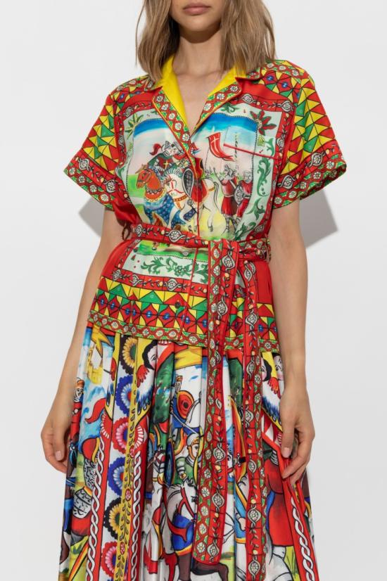 25SS 돌체앤가바나 블라우스 F5G67T GDS12 HH89D Red - DOLCE & GABBANA