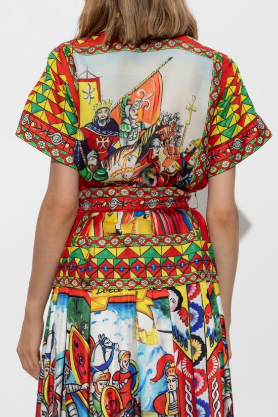 25SS 돌체앤가바나 블라우스 F5G67T GDS12 HH89D Red - DOLCE & GABBANA