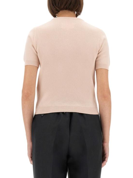 25FW 마르지엘라 크루넥 반팔 니트 S51HL0022 M13144216 Neutrals - MAISON MARGIELA