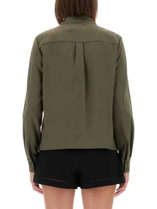 25FW 셀프 포트레이트 탑 PF25 016T G GREEN Grey - SELF PORTRAIT