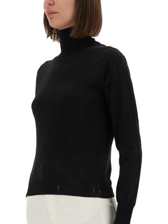 25FW 골든구스 울 터틀넥 스웨터 GWP00953 P00066590100 Black - GOLDEN GOOSE