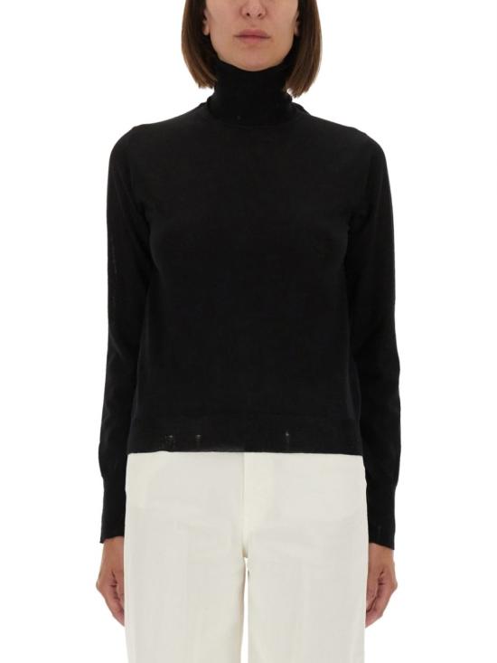 25FW 골든구스 울 터틀넥 스웨터 GWP00953 P00066590100 Black