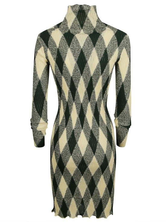  버버리 미디 원피스 8081055 B8766 Grey - BURBERRY
