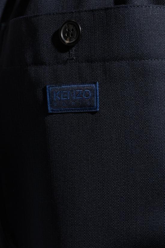 25FW 겐조 팬츠 FE65PA501 9RE 79 Black - KENZO