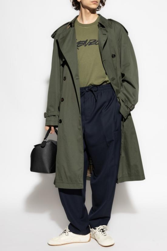 25FW 겐조 팬츠 FE65PA501 9RE 79 Black - KENZO