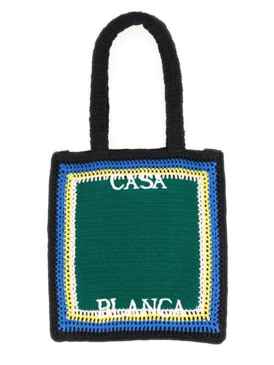 25FW 카사블랑카 토트백 APF25 BAG 140 01GREEN - CASABLANCA