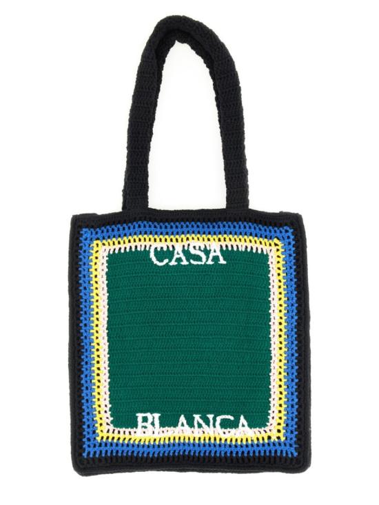 25FW 카사블랑카 토트백 APF25 BAG 140 01GREEN