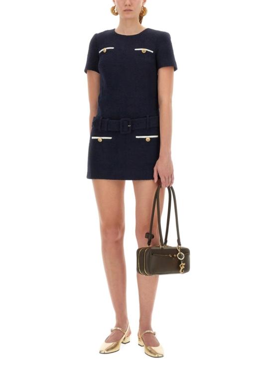 25FW 셀프 포트레이트 원피스 PF25 034S BL BLUE Black - SELF PORTRAIT