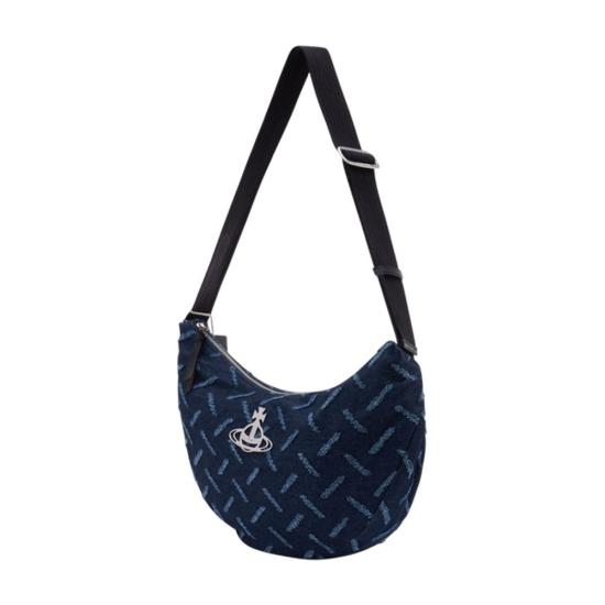 25FW 비비안웨스트우드 숄더백 4802000QU W018Z K202 blue - VIVIENNE WESTWOOD