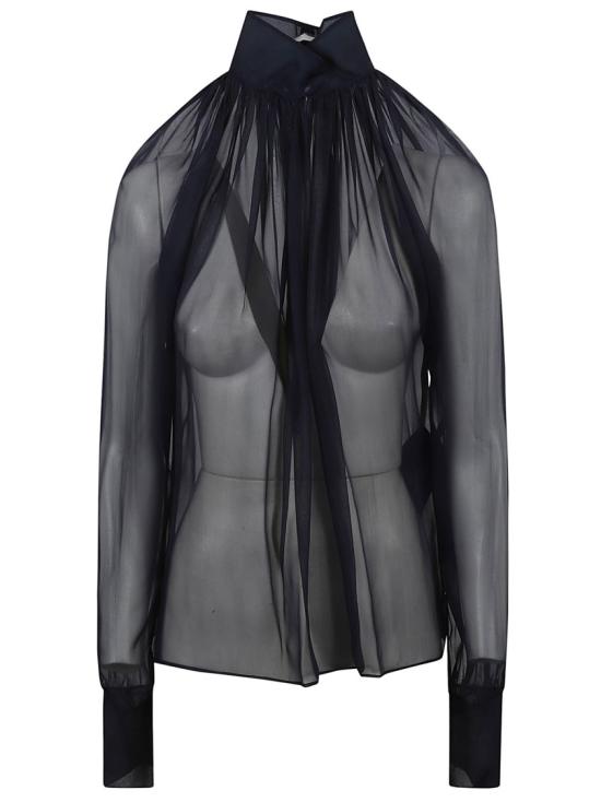  생로랑 블라우스 810153Y065W4900 Grey