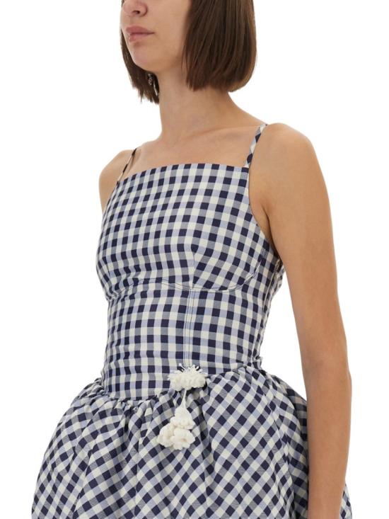 25FW 셀프 포트레이트 원피스 PF25 001SA BL BLUE Grey - SELF PORTRAIT