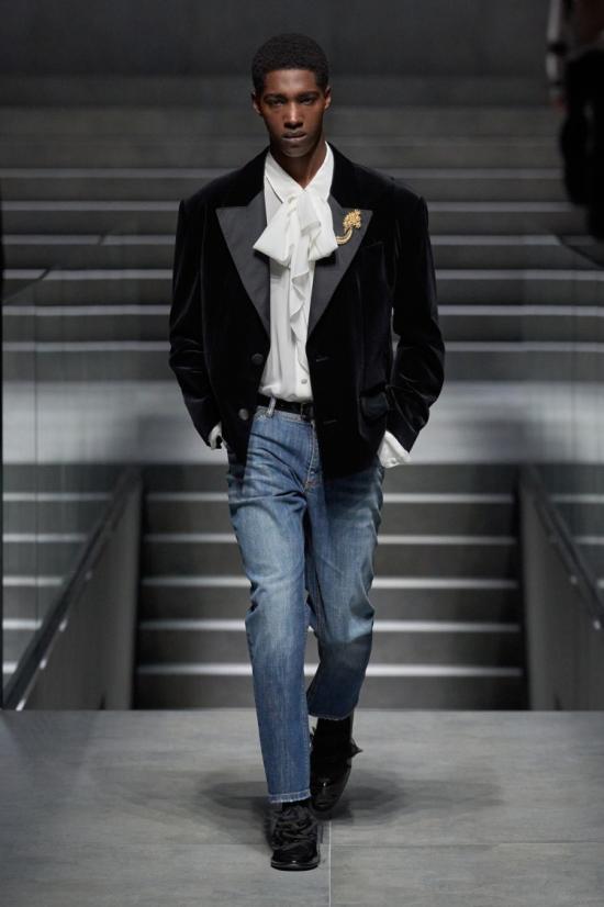  돌체앤가바나 로퍼 A50645 A3G48 8B956 Black - DOLCE & GABBANA