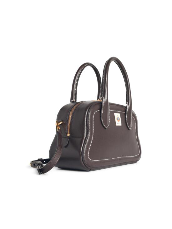 25FW 발리 언다 탑 핸들 백 WAS02L CP068U804O Brown - BALLY
