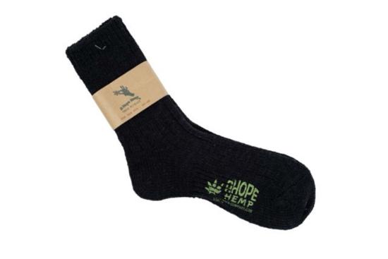  어 호프 헴프 양말 A Hope Hemp  (Shsk 009) 블랙 - A HOPE HEMP