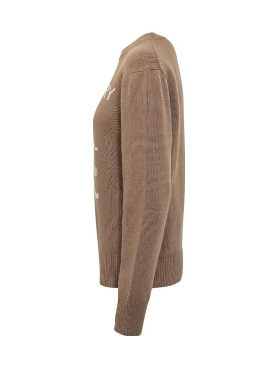 25FW 버버리 EKD 울 캐시미어 스웨터 8115642 A1420 BROWN - BURBERRY