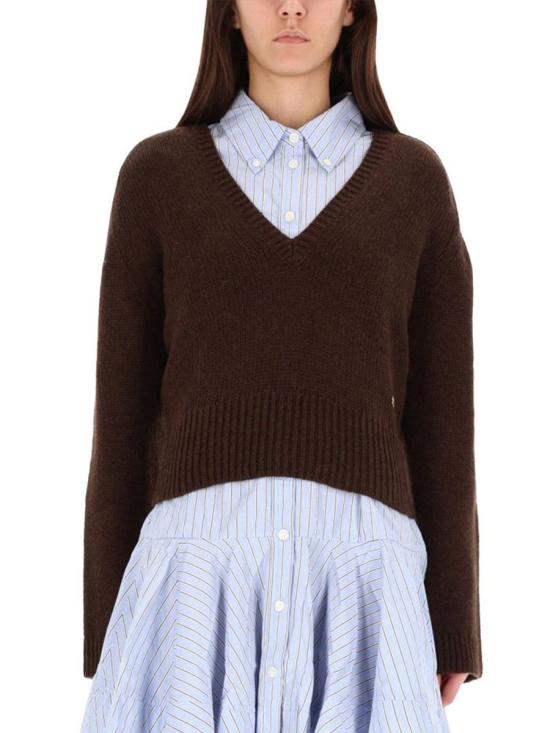 25FW 가니 스웨터 K2614 869 BROWN