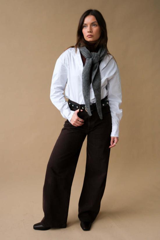  에이골디 데님 팬츠 아골드 로우 커브 진 슬로 베리 - AGOLDE