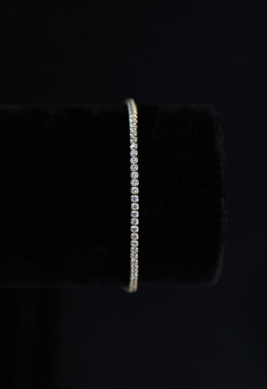  더 엔케이씨 스토어 팔찌 Nkc 스토어 골드 울트라씬 테니스 브레이슬릿